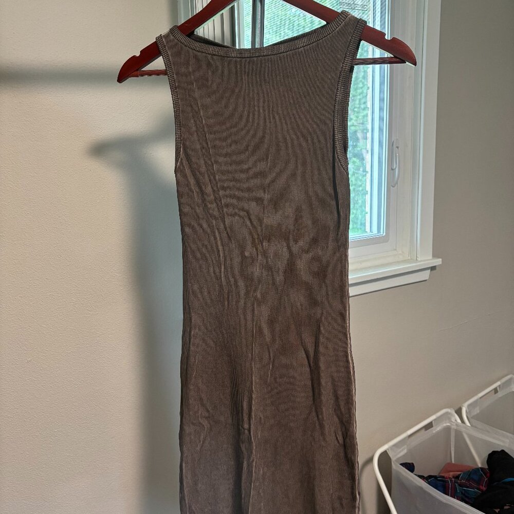 H&M Brown Midi Dress S